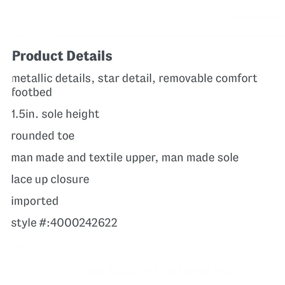 Vintage Havana Lexa Fashion Sneakers White & Gray Women’s Size 7.5 Green Star - Picture 10 of 10